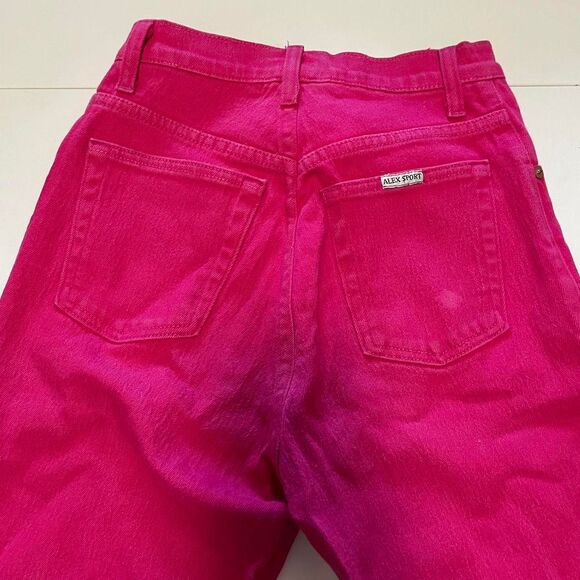 Vintage High Waist Pink Jeans - Picture 4 of 7